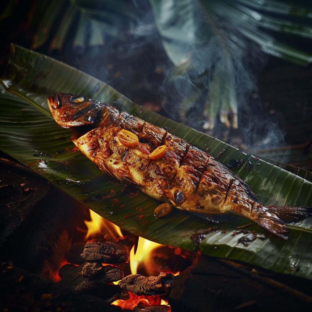 Peixe na Folha de Bananeira 