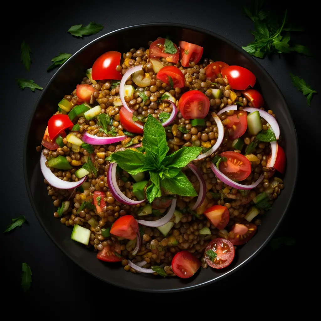Salada de Lentilha
