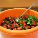 Acompanhamento para churrasco - vinagrete