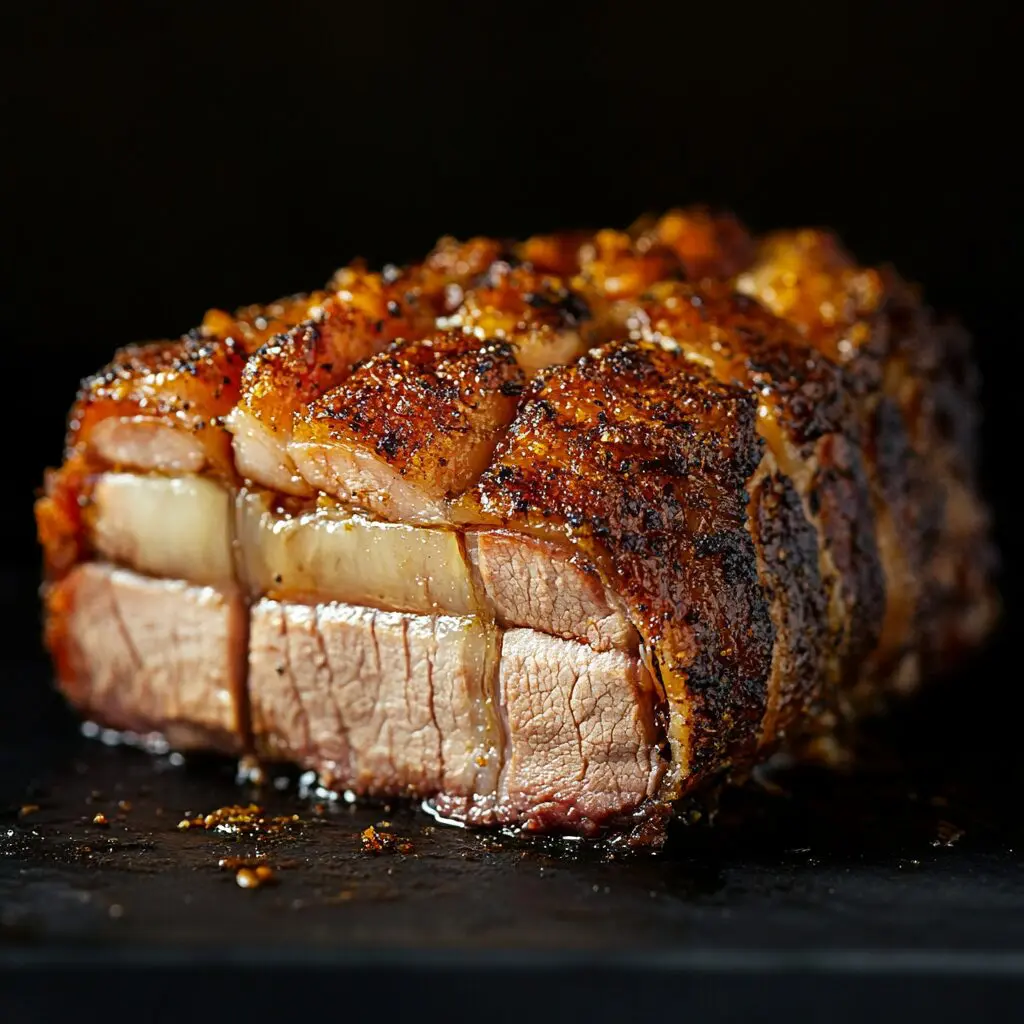 carne de porco assada