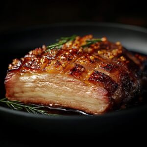 carne de porco assada
