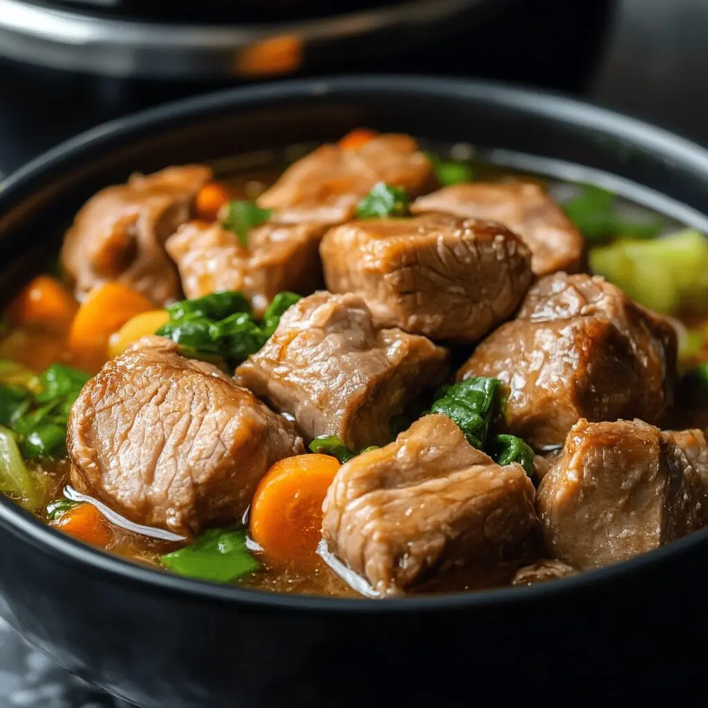Carne de Porco na Panela de Pressão