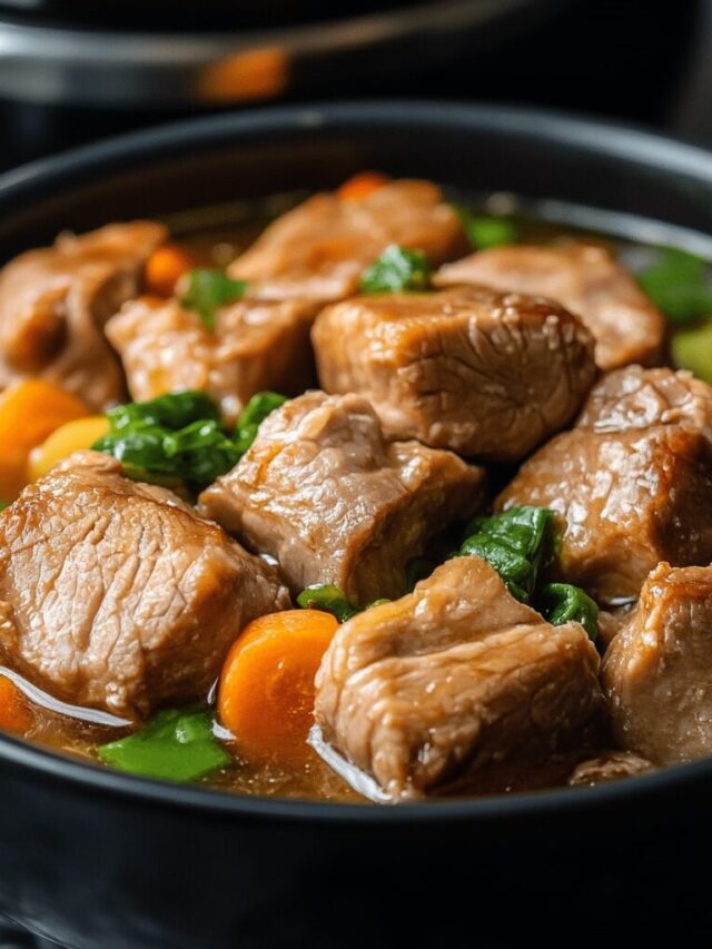 Carne de Porco na Panela de Pressão