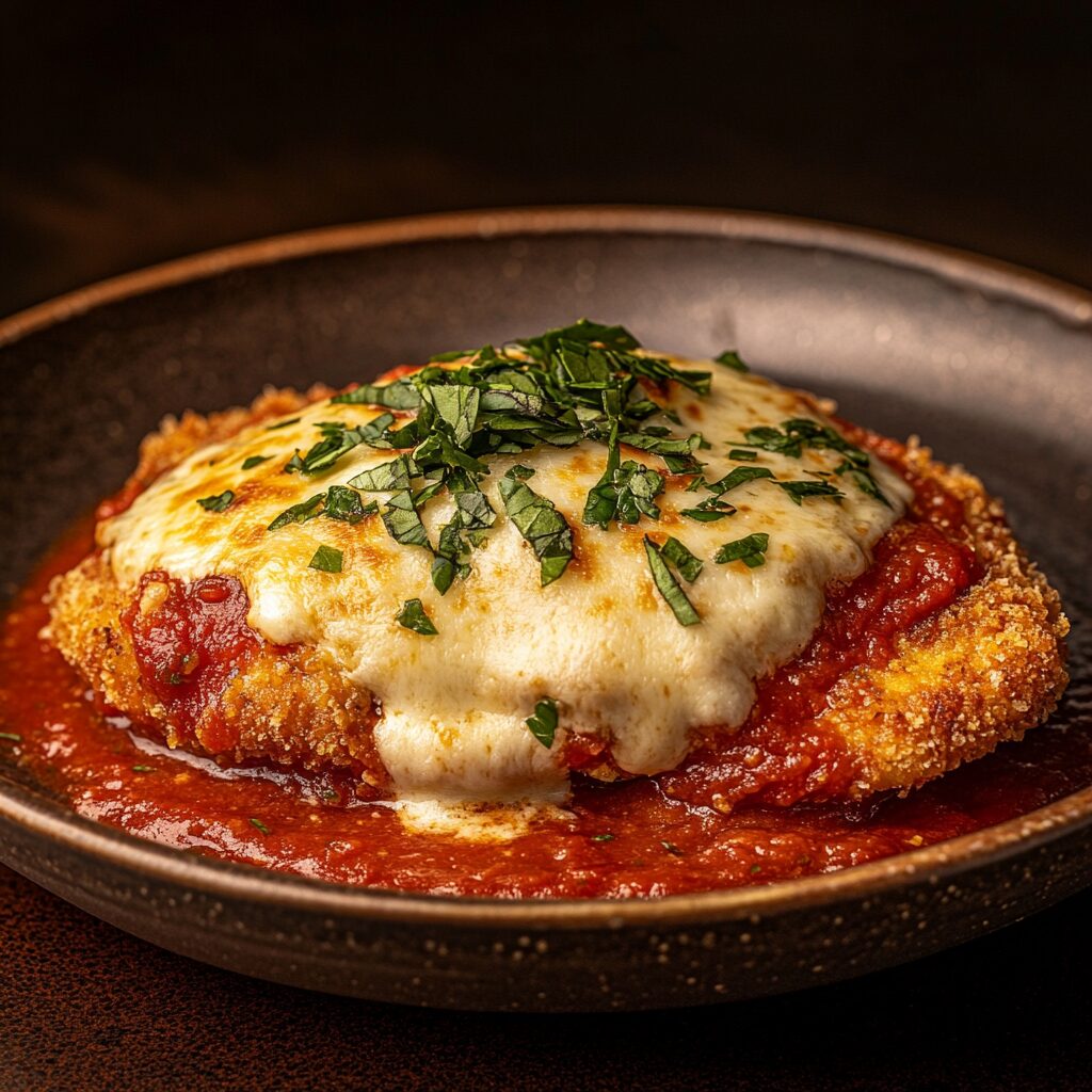 file de frango a parmegiana