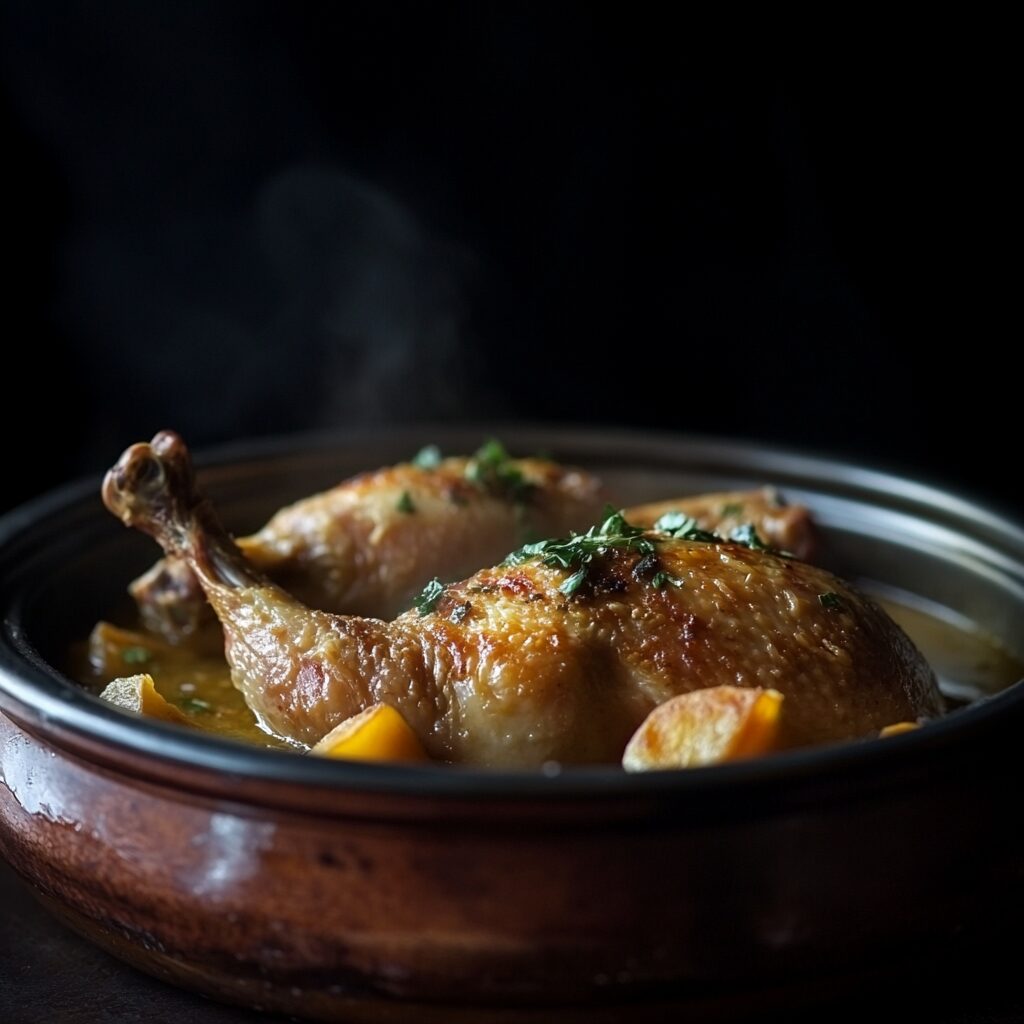frango assado na panela de pressão