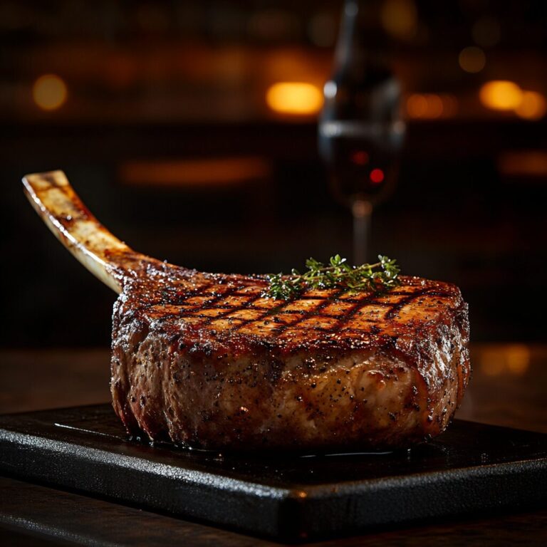 Tomahawk Steak: O Corte Imponente para o Seu Churrasco