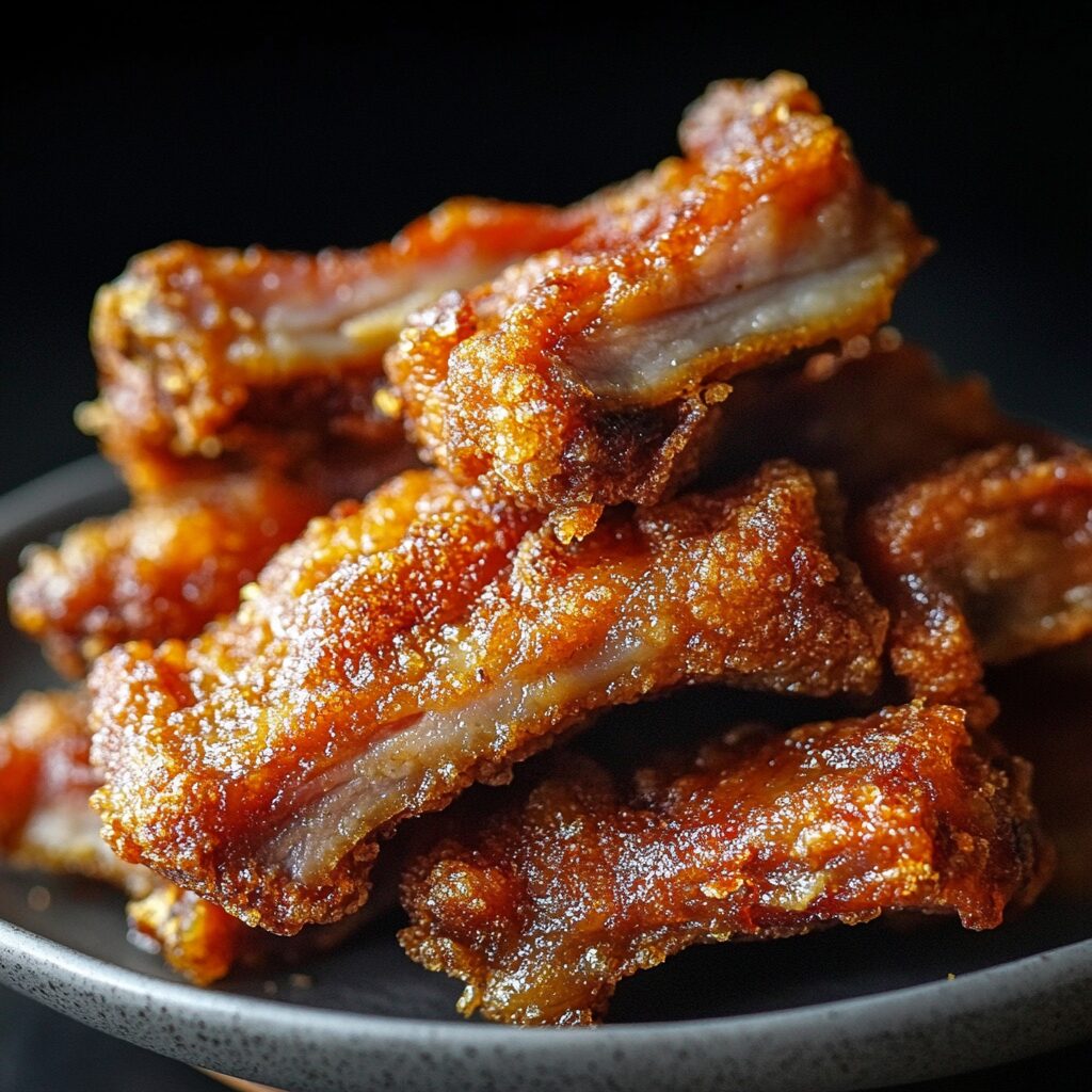 costelinha de porco frita