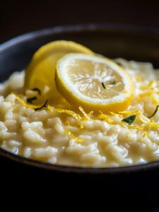 risoto de limão siciliano