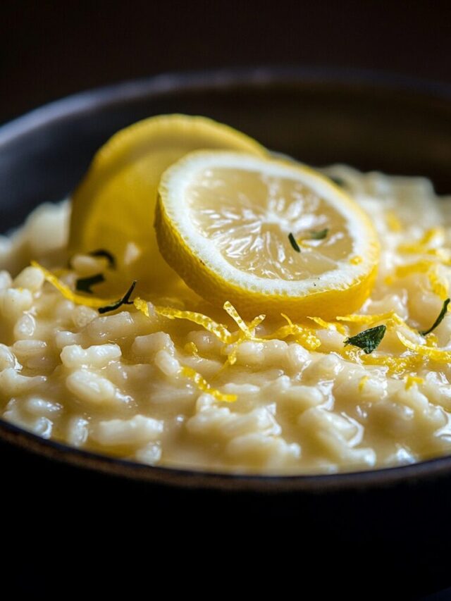 Risoto de Limão Siciliano