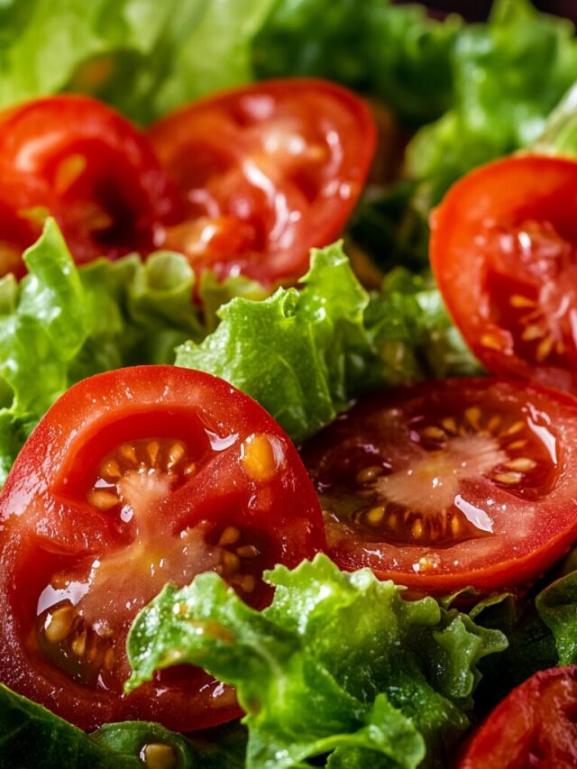 Salada de Alface e Tomate
