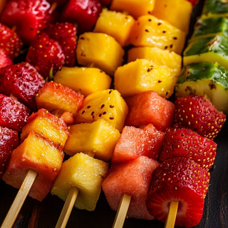 Espetinho de Frutas: Leve e Refrescante para o Seu Churrasco