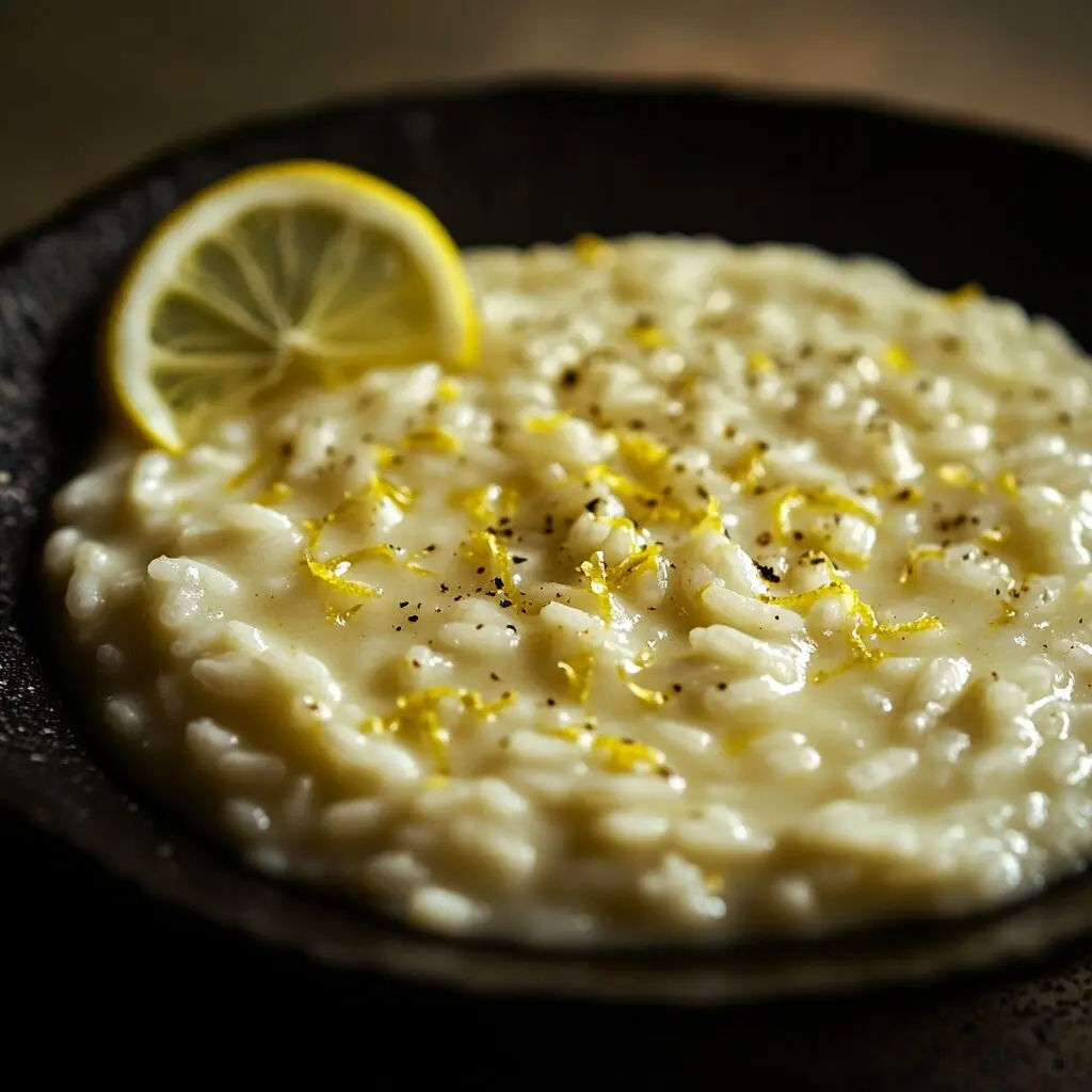 risoto de limão siciliano