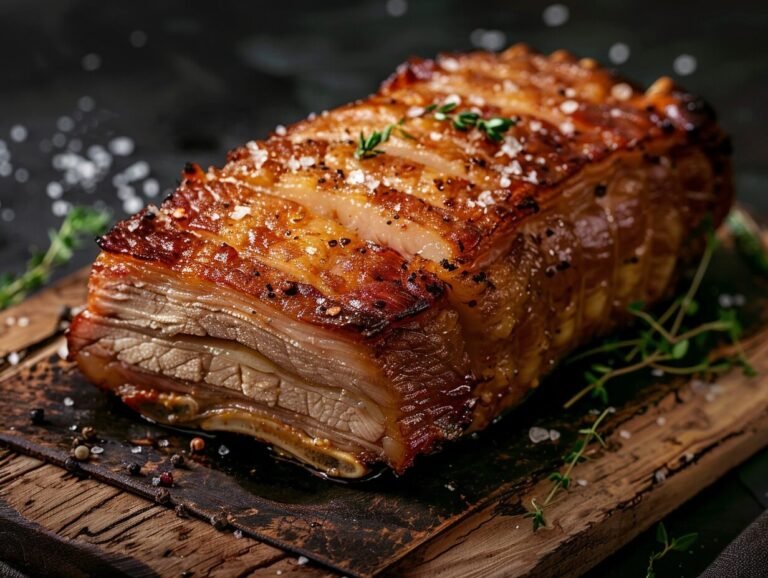 Barriga de Porco: Crocância Garantida no Churrasco