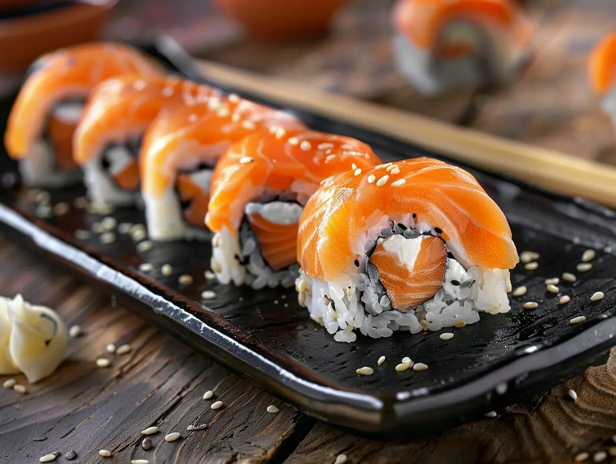 uramaki salmão