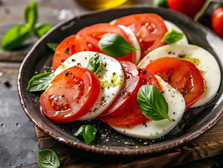 Salada Caprese: Frescor Italiano para Levar Leveza ao Churrasco