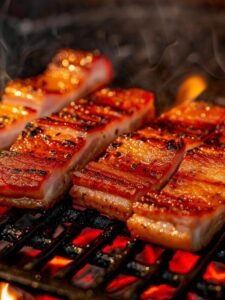 Panceta na Churrasqueira