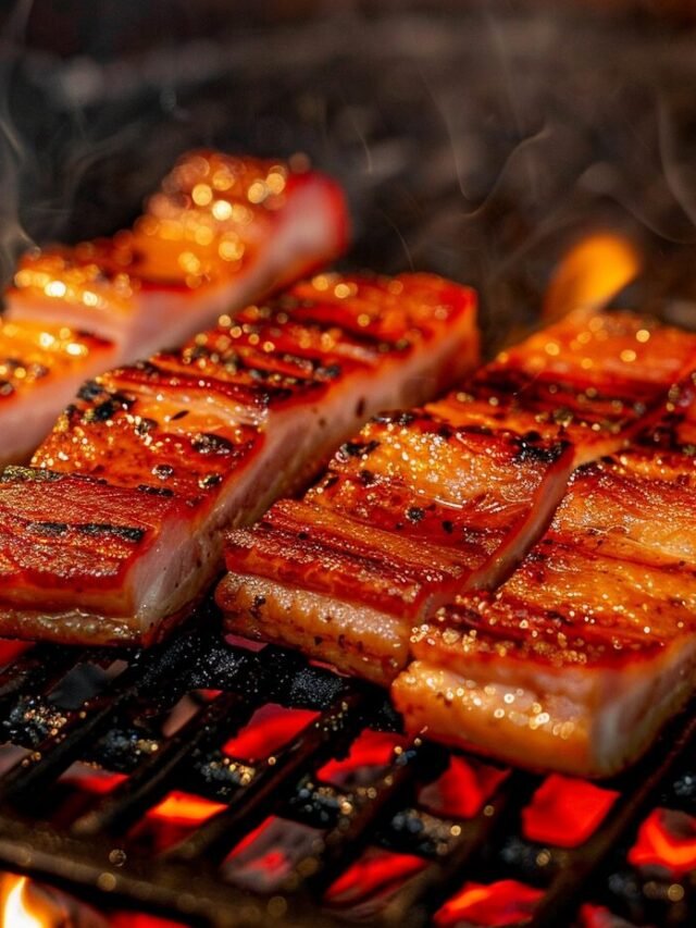 Panceta na Churrasqueira