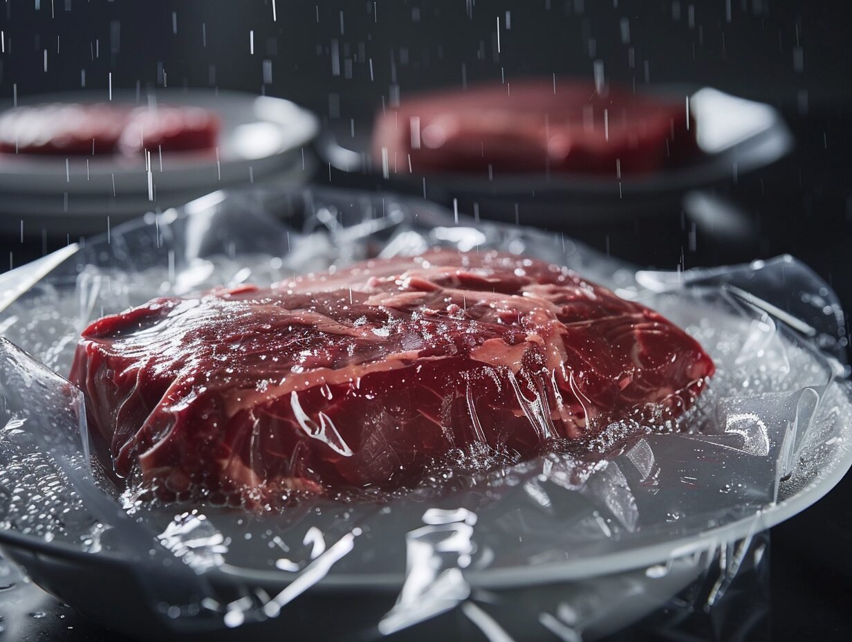 como descongelar carne 