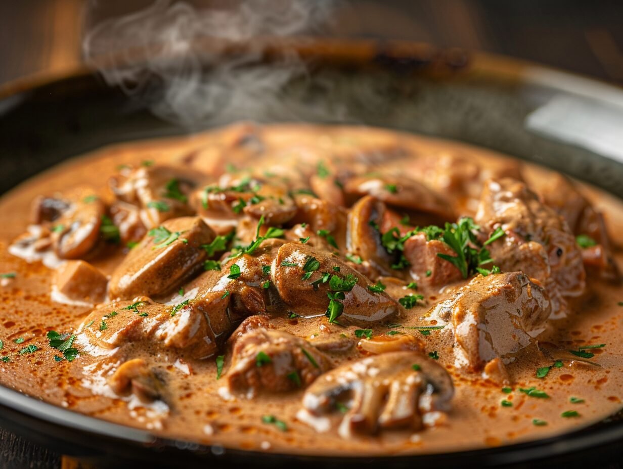 estrogonofe de carne