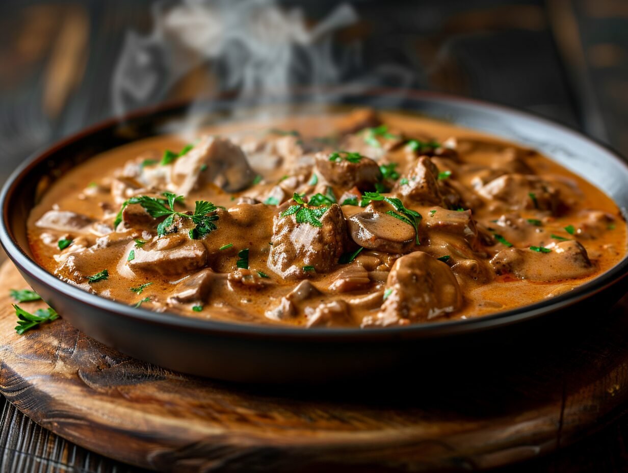 estrogonofe de carne