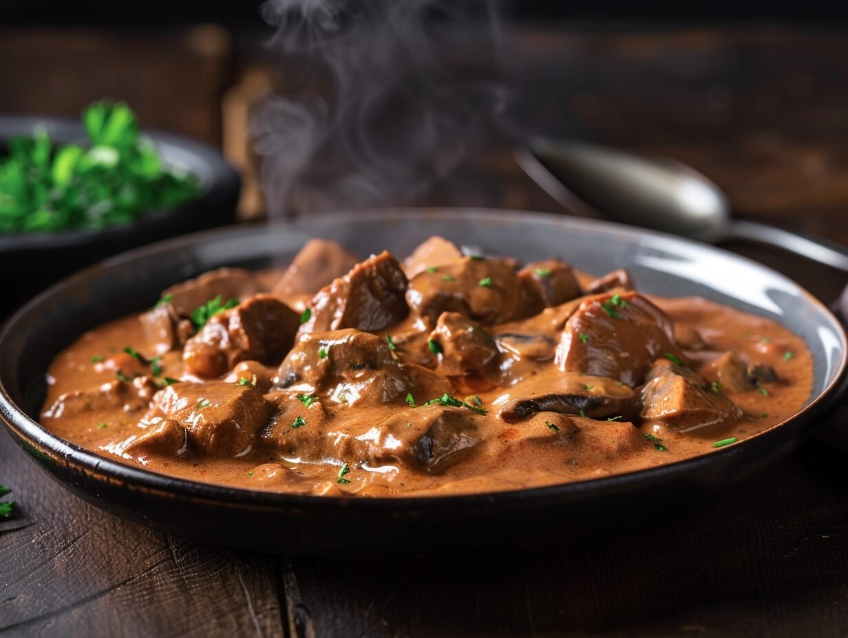 estrogonofe de carne