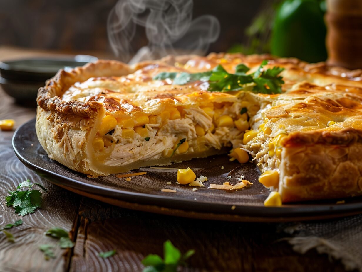 torta de frango de liquidificador