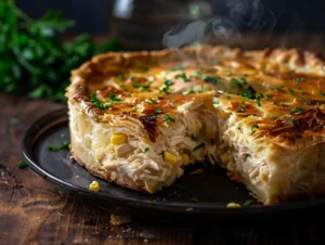 torta de frango de liquidificador