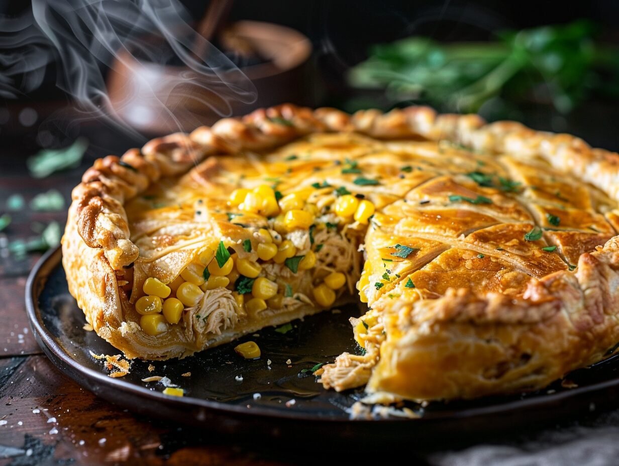 torta de frango de liquidificador